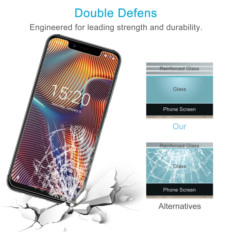 50 PCS 0.26mm 9H 2.5D Tempered Glass Film For Umidigi A3 Pro