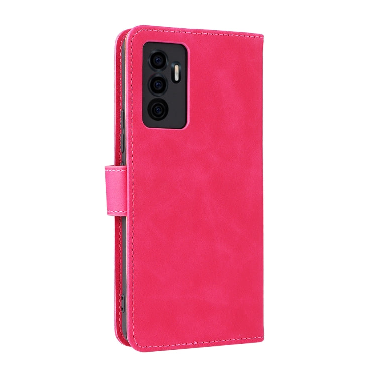 For vivo S10e / V23e Skin Feel Magnetic Buckle Calf Texture PU Phone Case