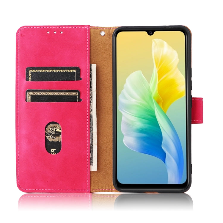 For vivo S10e / V23e Skin Feel Magnetic Buckle Calf Texture PU Phone Case