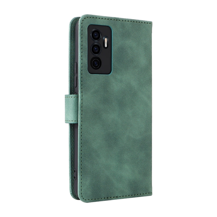 For vivo S10e / V23e Skin Feel Magnetic Buckle Calf Texture PU Phone Case