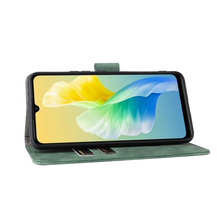 For vivo S10e / V23e Skin Feel Magnetic Buckle Calf Texture PU Phone Case