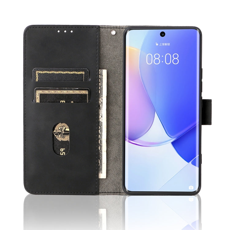 For Huawei nova 9 Skin Feel Magnetic Buckle Calf Texture PU Phone Case