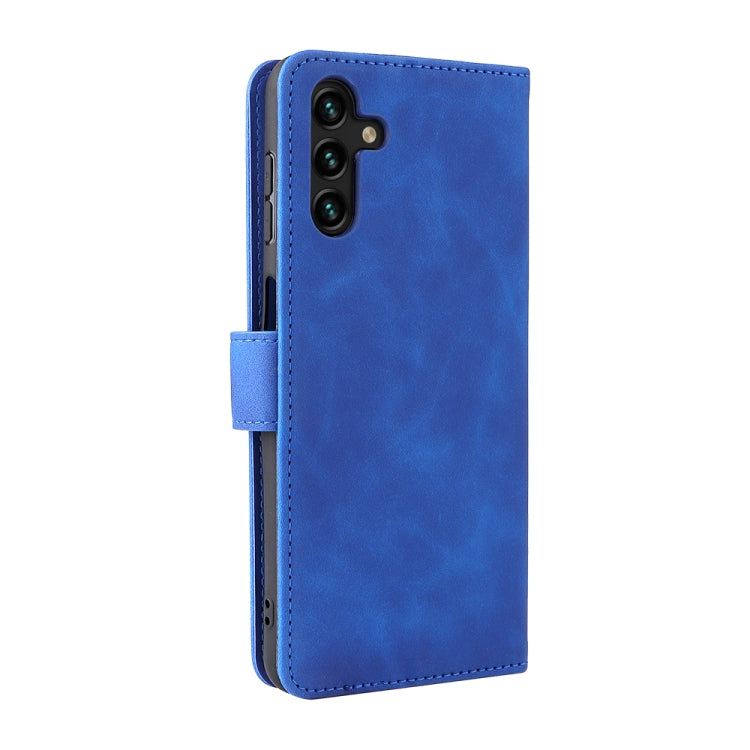 For Samsung Galaxy A13 5G Skin Feel Magnetic Buckle Calf Texture PU Phone Case
