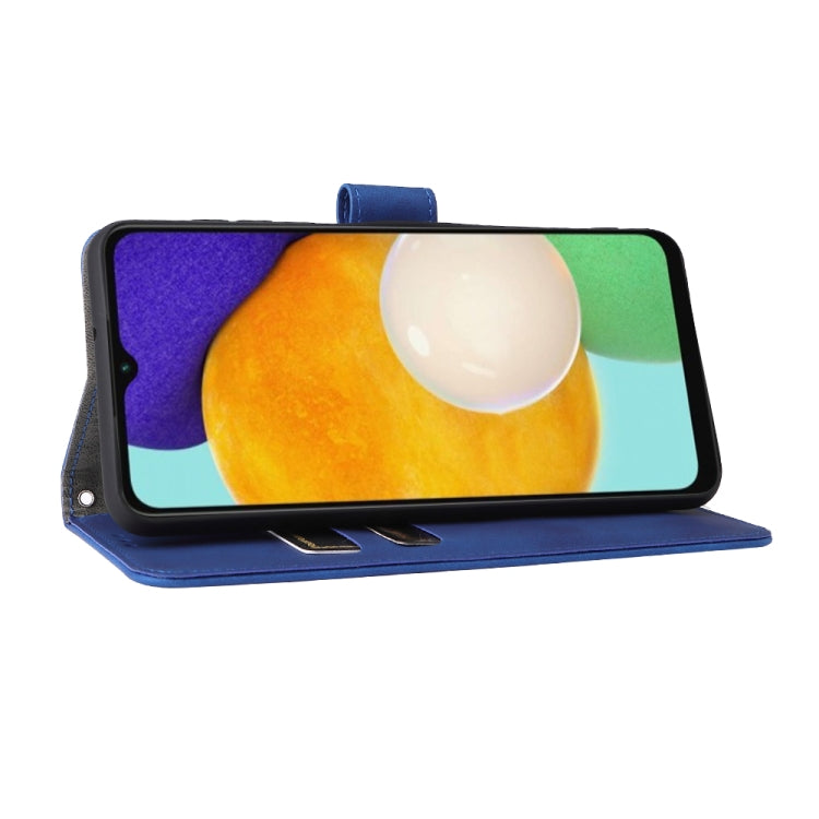 For Samsung Galaxy A13 5G Skin Feel Magnetic Buckle Calf Texture PU Phone Case