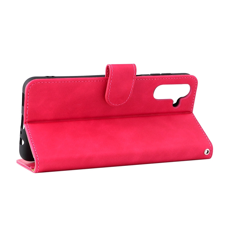 For Samsung Galaxy A13 5G Skin Feel Magnetic Buckle Calf Texture PU Phone Case