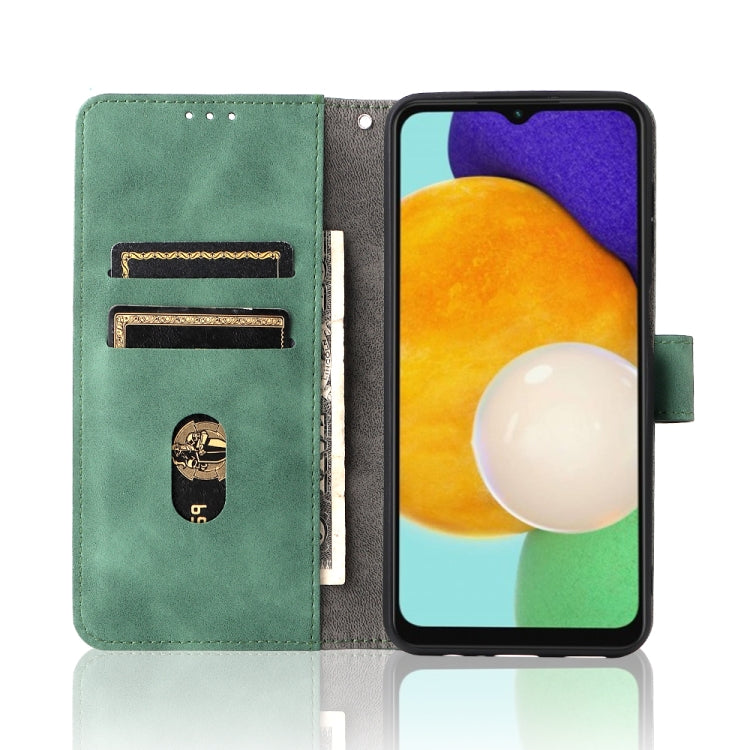 For Samsung Galaxy A13 5G Skin Feel Magnetic Buckle Calf Texture PU Phone Case