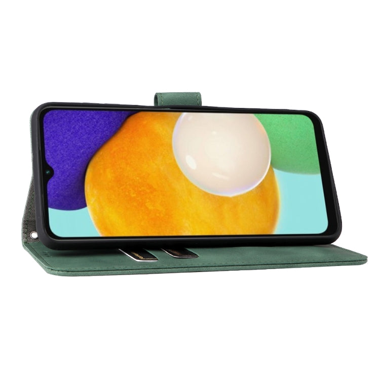 For Samsung Galaxy A13 5G Skin Feel Magnetic Buckle Calf Texture PU Phone Case