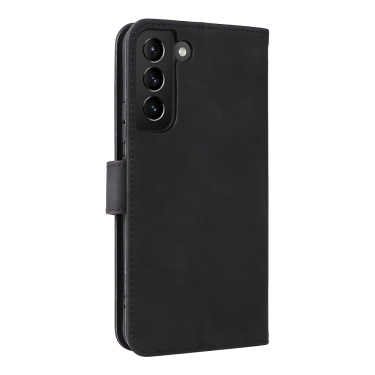 For Samsung Galaxy S22+ 5G Skin Feel Magnetic Buckle Calf Texture PU Phone Case