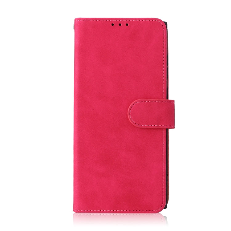 For Samsung Galaxy S22 Ultra 5G Skin Feel Magnetic Buckle Calf Texture PU Phone Case