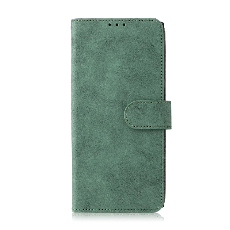 For Samsung Galaxy S22 Ultra 5G Skin Feel Magnetic Buckle Calf Texture PU Phone Case