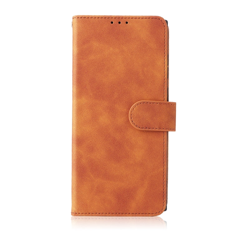 For Samsung Galaxy S22 Ultra 5G Skin Feel Magnetic Buckle Calf Texture PU Phone Case