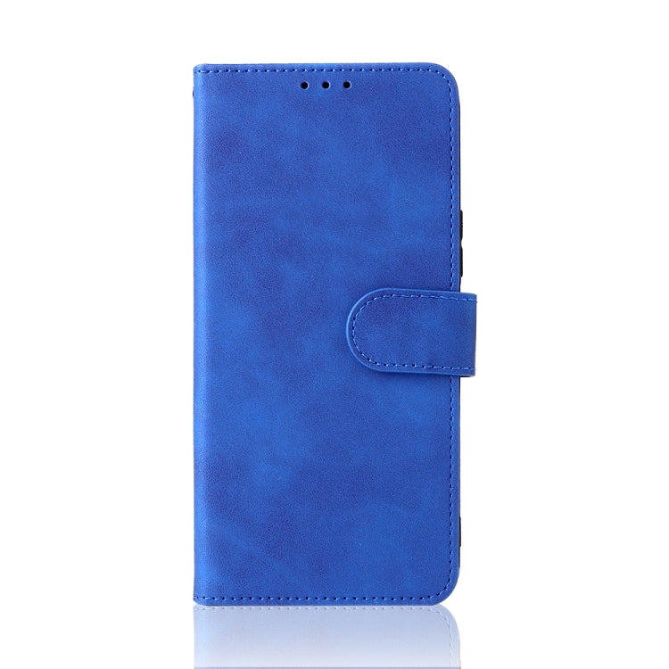 For OnePlus 9RT 5G Skin Feel Magnetic Buckle Calf Texture PU Phone Case