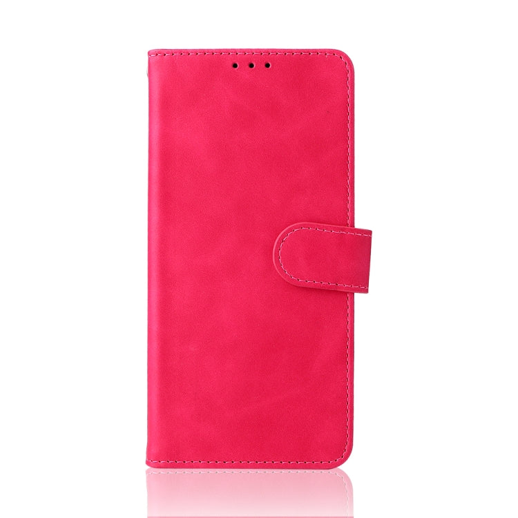 For OnePlus 9RT 5G Skin Feel Magnetic Buckle Calf Texture PU Phone Case