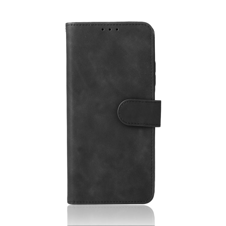For ZTE Blade V30 Skin Feel Magnetic Buckle Calf Texture PU Phone Case