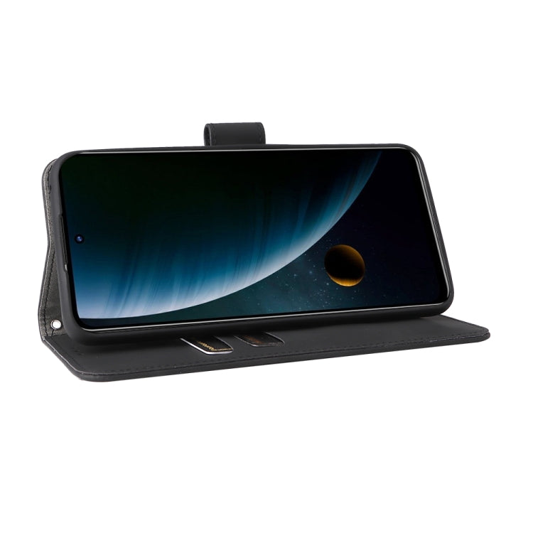 For ZTE Blade V30 Skin Feel Magnetic Buckle Calf Texture PU Phone Case