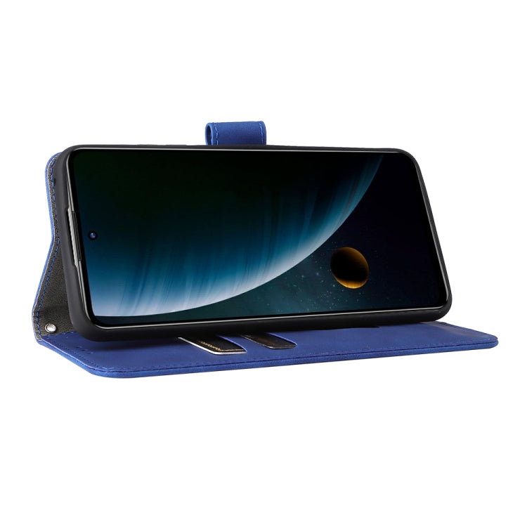 For ZTE Blade V30 Skin Feel Magnetic Buckle Calf Texture PU Phone Case