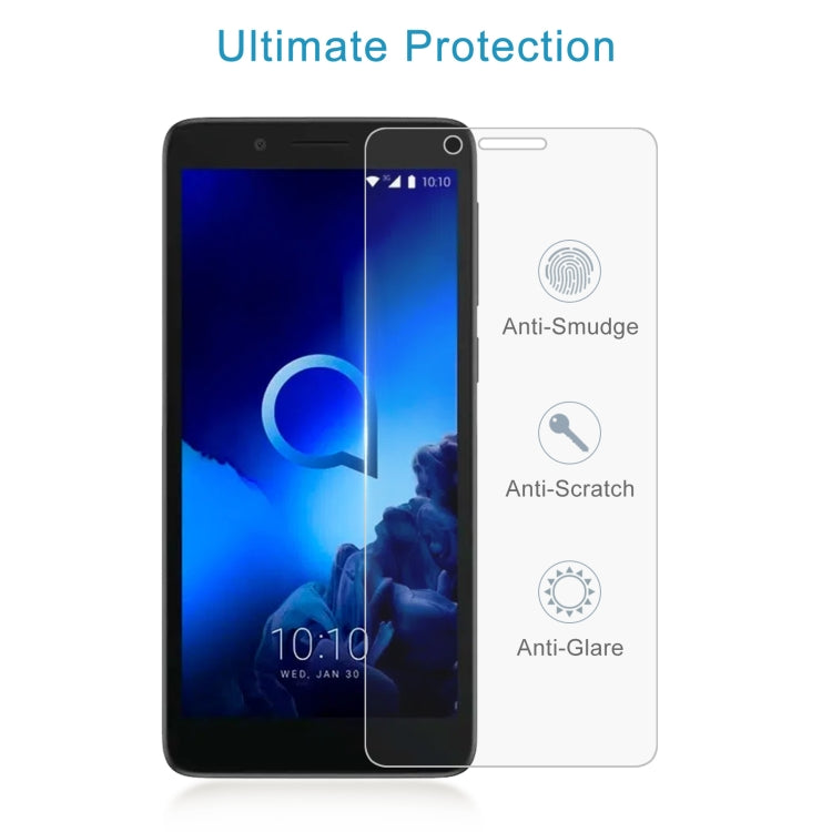 0.26mm 9H 2.5D Tempered Glass Film For Alcatel 1C 2019