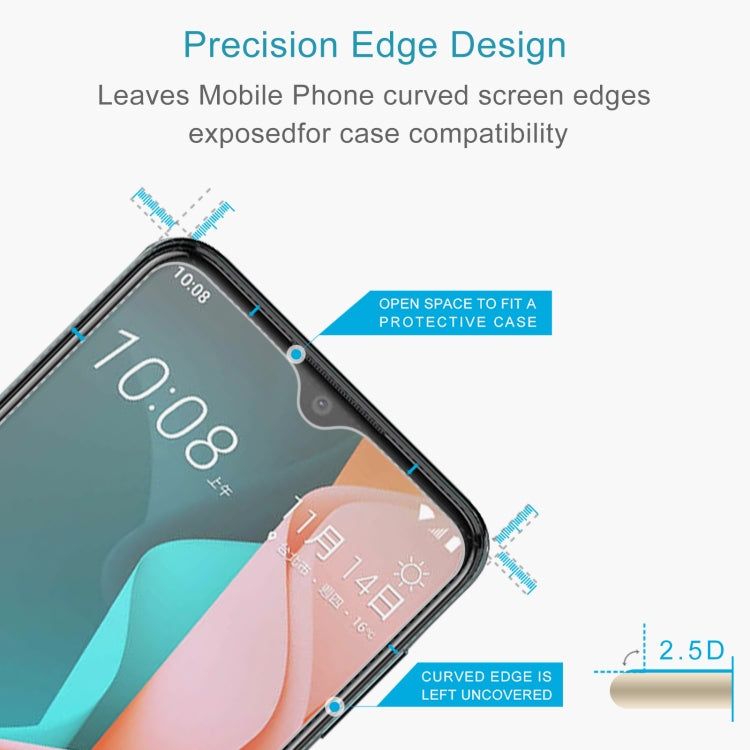 0.26mm 9H 2.5D Tempered Glass Film For HTC Desire 19s