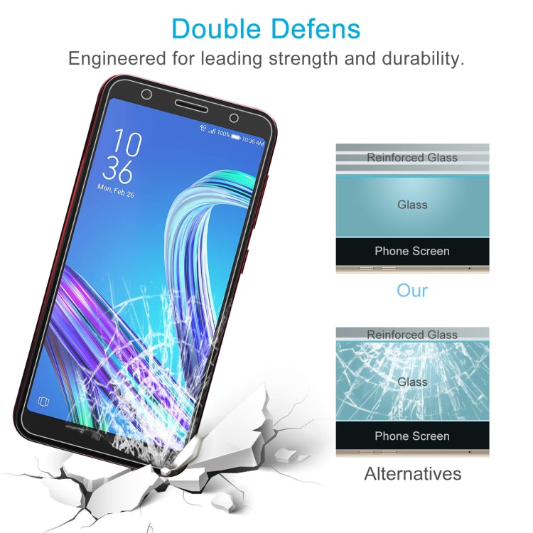 10 PCS 0.26mm 9H 2.5D Tempered Glass Film For Asus ZenFone Live L2