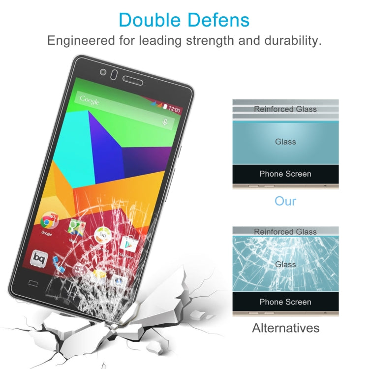 10 PCS 0.26mm 9H 2.5D Tempered Glass Film For BQ Aquaris E5