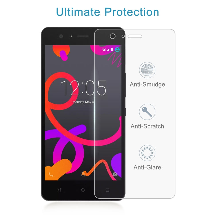 10 PCS 0.26mm 9H 2.5D Tempered Glass Film For BQ Aquaris M4.5