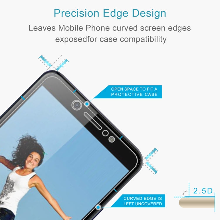 10 PCS 0.26mm 9H 2.5D Tempered Glass Film For Infinix Itel A44