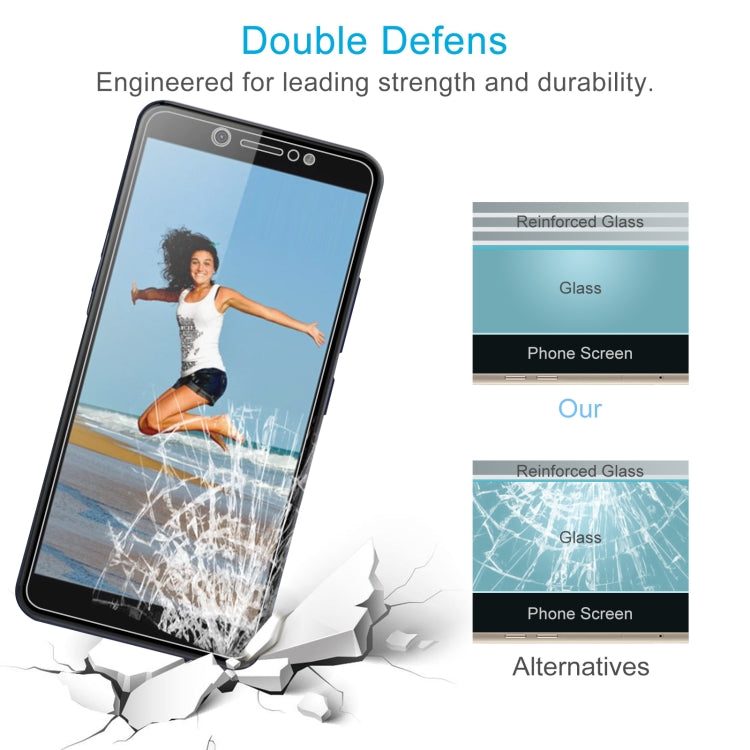 10 PCS 0.26mm 9H 2.5D Tempered Glass Film For Infinix Itel A44