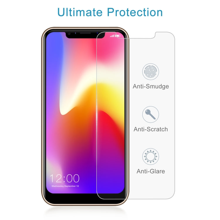 10 PCS 0.26mm 9H 2.5D Tempered Glass Film For Leagoo M11