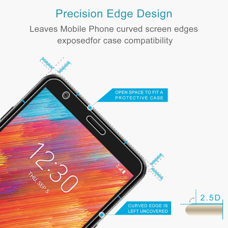 10 PCS 0.26mm 9H 2.5D Tempered Glass Film For LG Aristo 4+