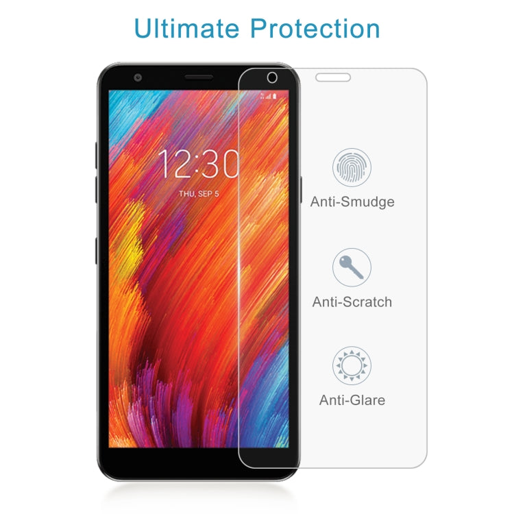 10 PCS 0.26mm 9H 2.5D Tempered Glass Film For LG Aristo 4+