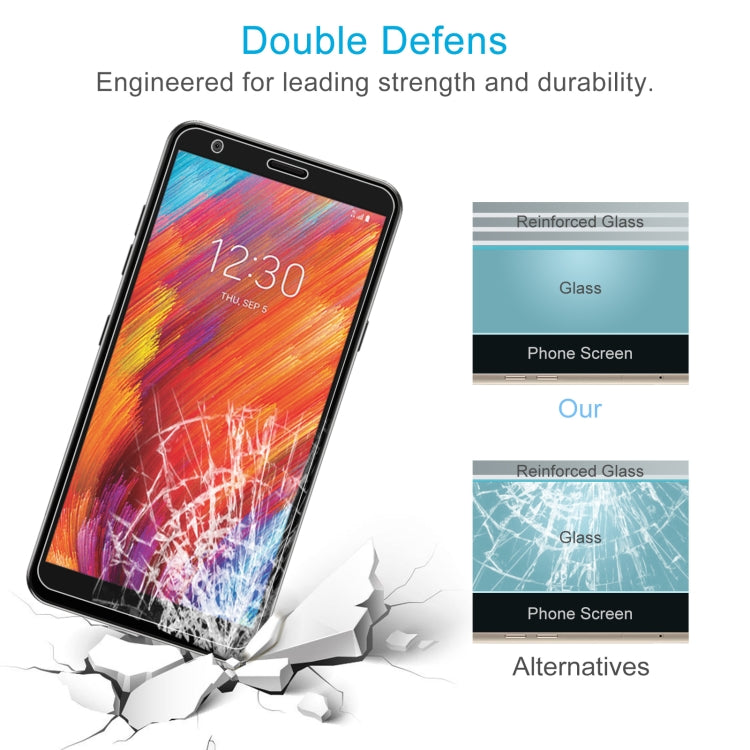 10 PCS 0.26mm 9H 2.5D Tempered Glass Film For LG Aristo 4+