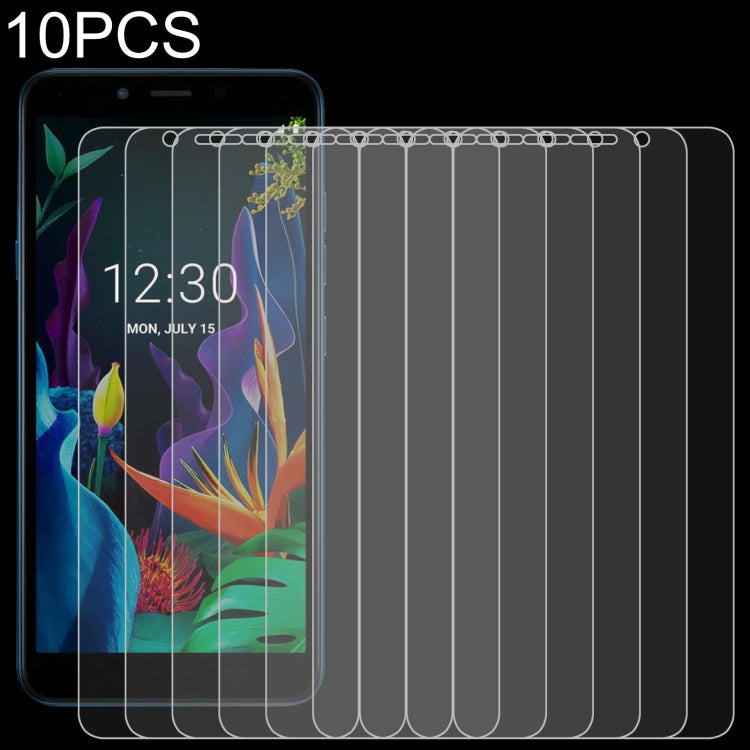 10 PCS 0.26mm 9H 2.5D Tempered Glass Film For LG K20 2019
