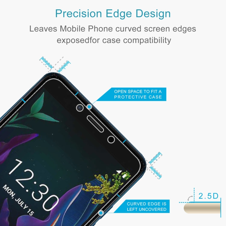 10 PCS 0.26mm 9H 2.5D Tempered Glass Film For LG K20 2019