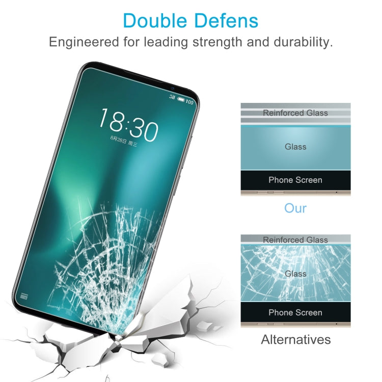 10 PCS 0.26mm 9H 2.5D Tempered Glass Film For Meizu 16s Pro