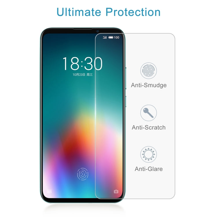 10 PCS 0.26mm 9H 2.5D Tempered Glass Film For Meizu 16T