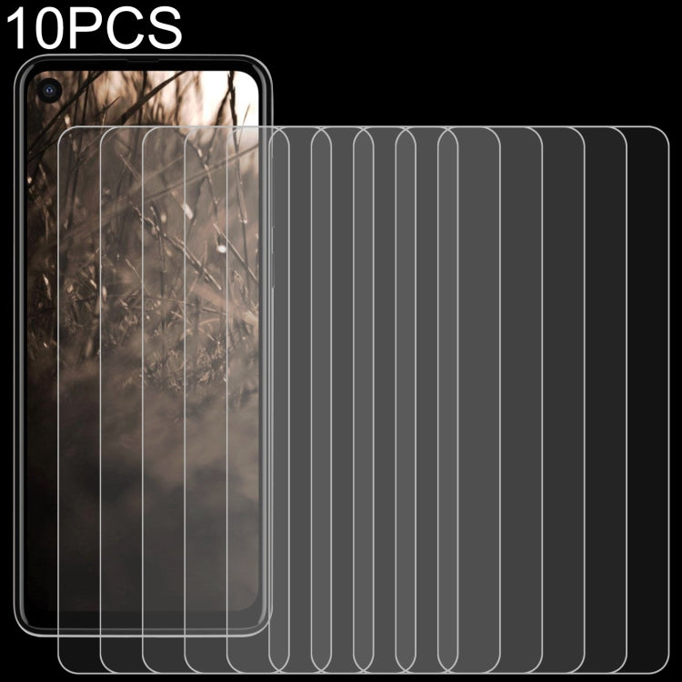 10 PCS 0.26mm 9H 2.5D Tempered Glass Film For Motorola Moto P40 Note
