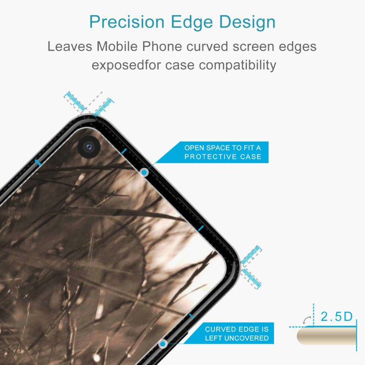 10 PCS 0.26mm 9H 2.5D Tempered Glass Film For Motorola P40