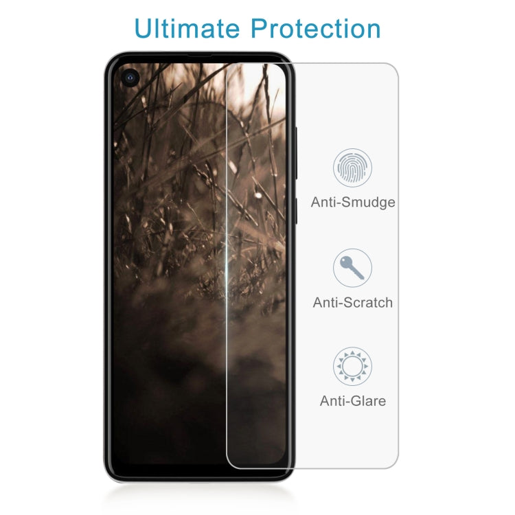 10 PCS 0.26mm 9H 2.5D Tempered Glass Film For Motorola P40