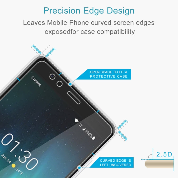 10 PCS 0.26mm 9H 2.5D Tempered Glass Film For Nokia 3.1 A