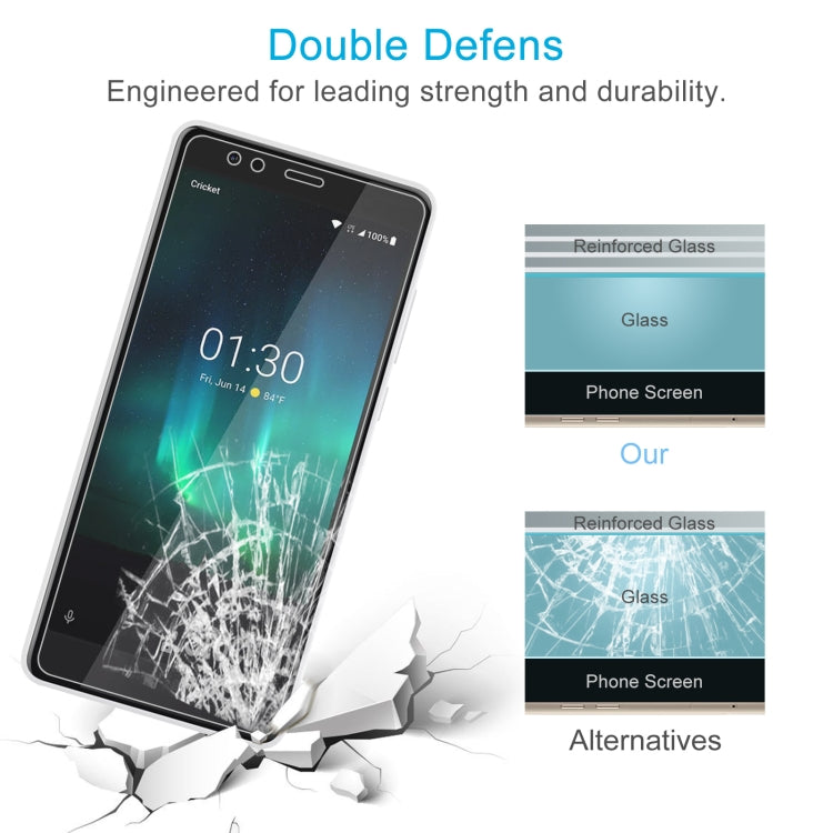 10 PCS 0.26mm 9H 2.5D Tempered Glass Film For Nokia 3.1 A