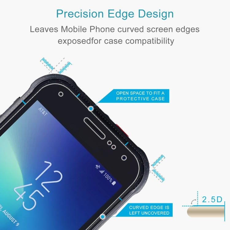 10 PCS 0.26mm 9H 2.5D Tempered Glass Film For Samsung Galaxy Xcover FieldPro