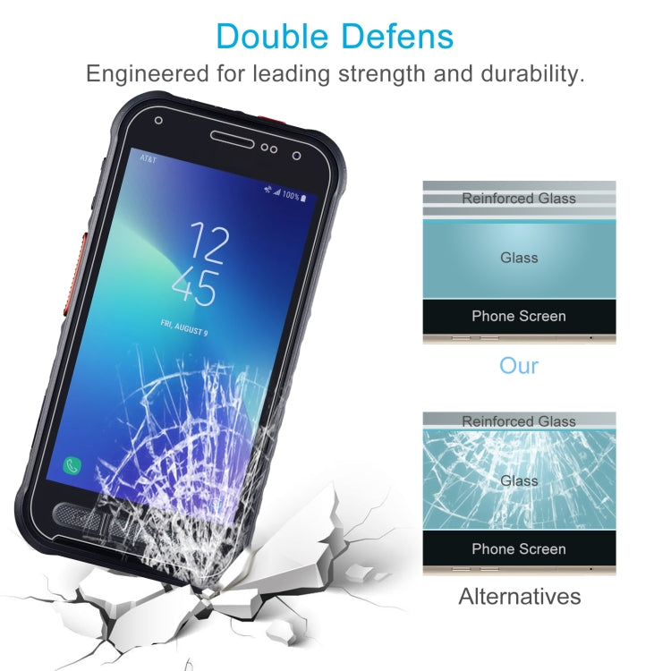 10 PCS 0.26mm 9H 2.5D Tempered Glass Film For Samsung Galaxy Xcover FieldPro