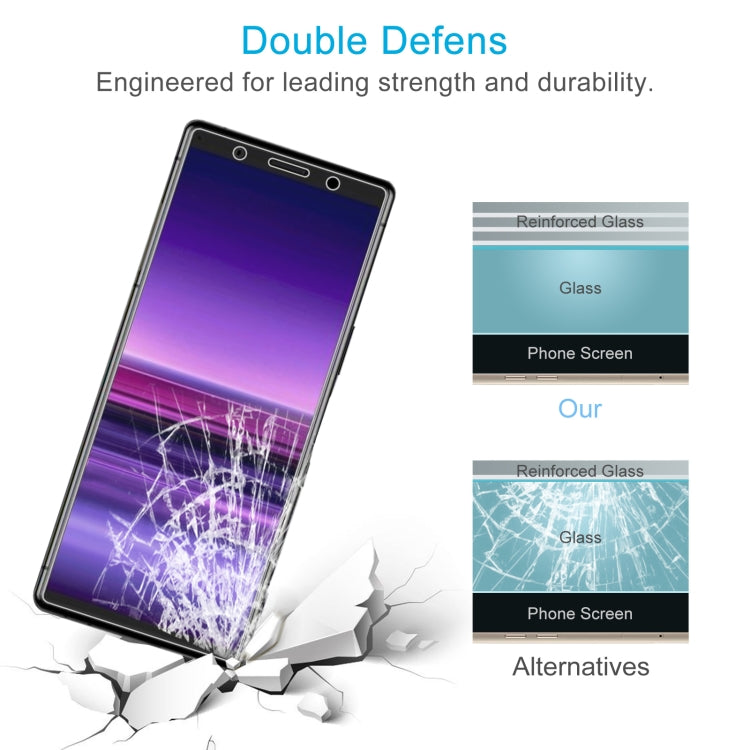 10 PCS 0.26mm 9H 2.5D Tempered Glass Film For Sony Xperia 2