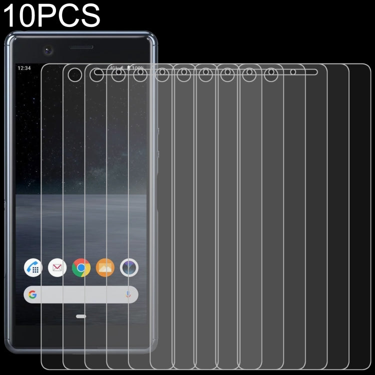 10 PCS 0.26mm 9H 2.5D Tempered Glass Film For Sony Xperia Ace