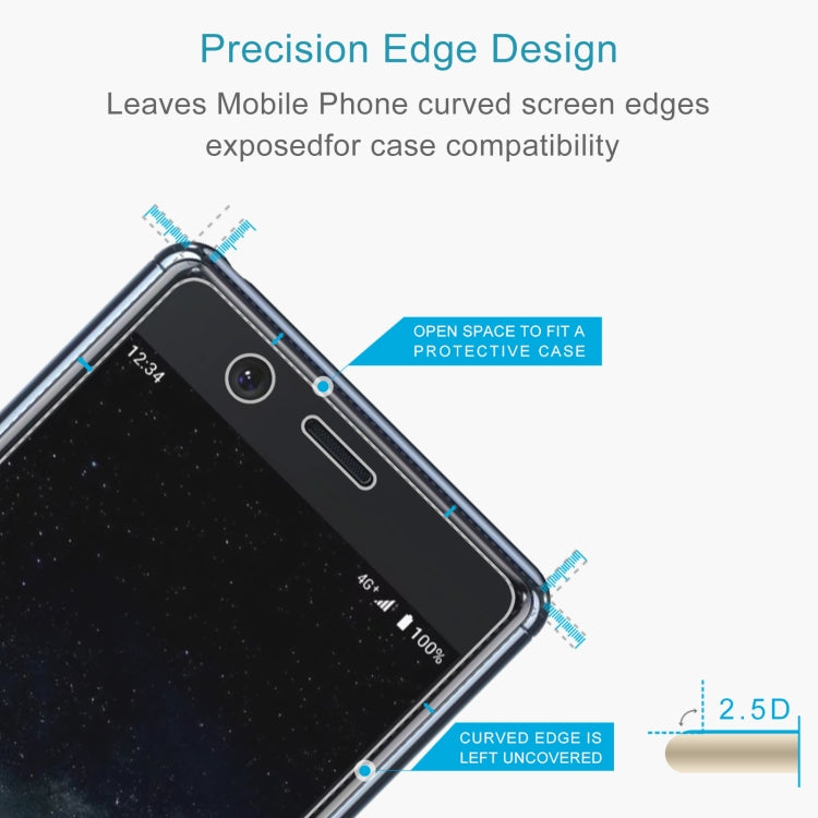 10 PCS 0.26mm 9H 2.5D Tempered Glass Film For Sony Xperia Ace