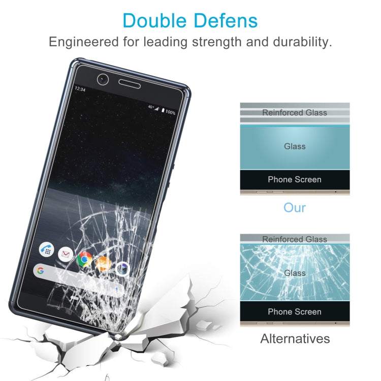 10 PCS 0.26mm 9H 2.5D Tempered Glass Film For Sony Xperia Ace