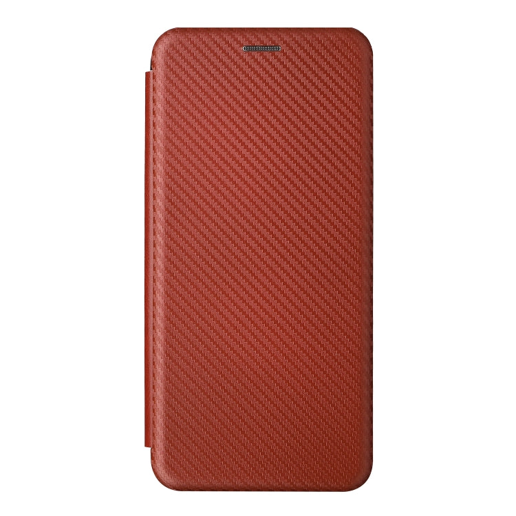 For ZTE Blade V30 Carbon Fiber Texture Horizontal Flip PU Phone Case