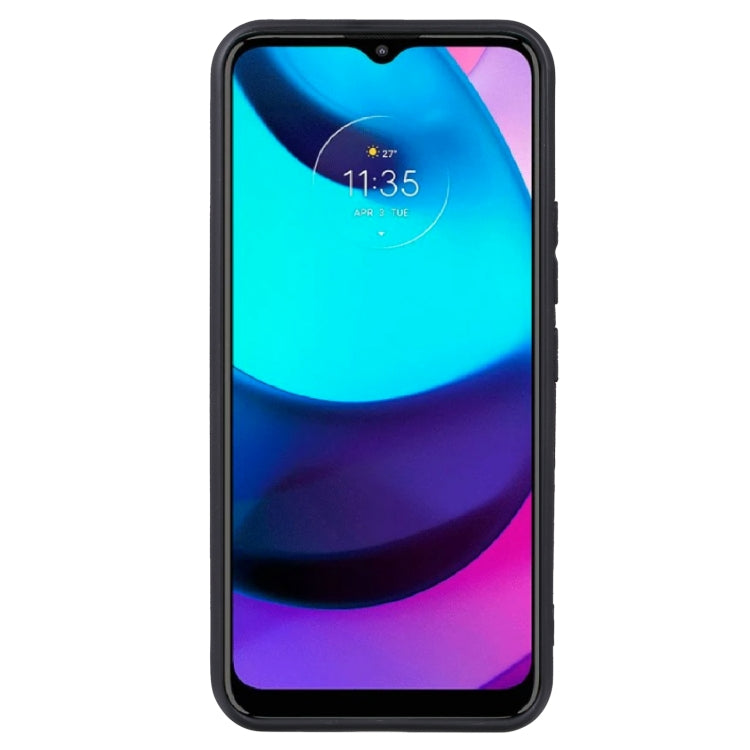 TPU Phone Case For Motorola Moto E20(Frosted Black)