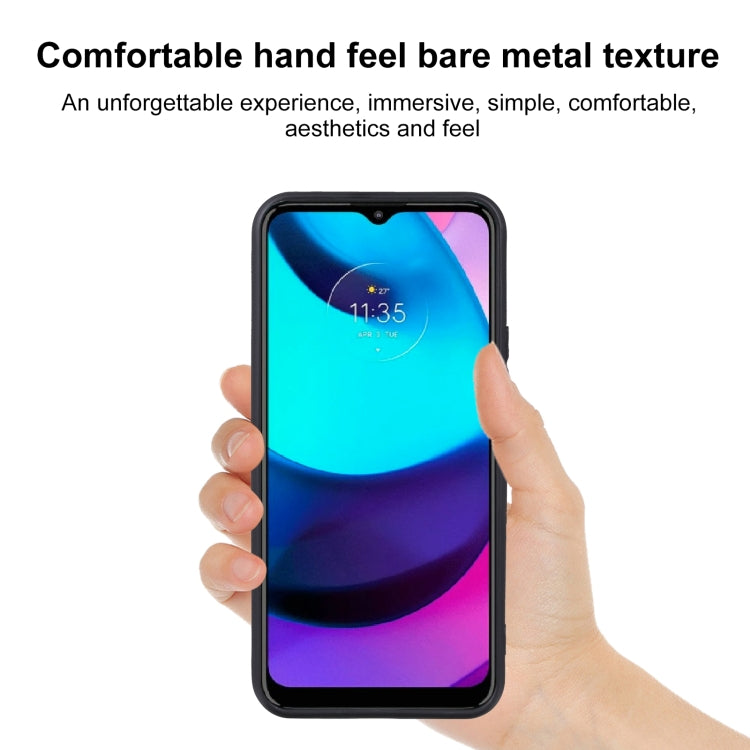 TPU Phone Case For Motorola Moto E20(Frosted Black)
