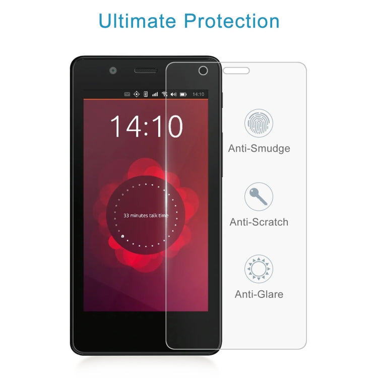 50 PCS 0.26mm 9H 2.5D Tempered Glass Film For BQ Aquaris E4.5